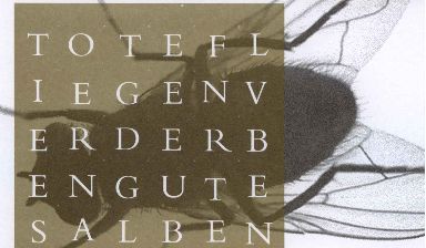 Fondation Nestlé pour l’Art – Tote Fliegen verderben gute Salben, Capriconnection, Gare du Nord, Basel