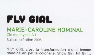 Fondation Nestlé pour l’Art – Fly Girl, Cie me myself & I, Festival Latitudes, Lille