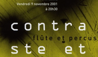 Fondation Nestlé pour l’Art – contraste et fusion, Centre international de percussion, Institut Jaques Dalcroze, Genève