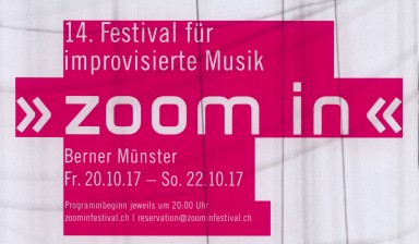 Fondation Nestlé pour l’Art – 14. Zoom In Festival, Zoom-In Festival, Berner Münster, Bern