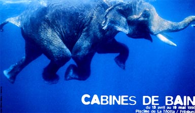 Fondation Nestlé pour l’Art – Cabines de bain, attitudes, Piscine de la Motta, Fribourg