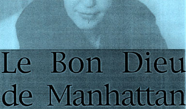 Fondation Nestlé pour l’Art – Le Bon Dieu de Manhattan, Cie. Silberberg, Théâtre du Grütli, Genève