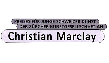 Fondation Nestlé pour l’Art – Christian Marclay, Kunsthaus Zürich, Kunsthaus Zürich, Zürich
