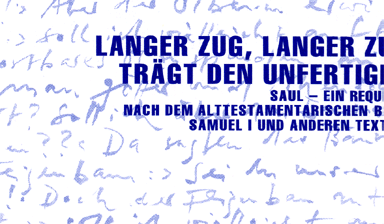 Fondation Nestlé pour l’Art – Saul – Ein Requiem, IN SITU, Theaterhaus Gessnerallee, Zürich