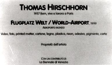 Fondation Nestlé pour l’Art – Flugplatz Welt: World Airport, Galerie Susanna Kulli, Biennale, Venedig