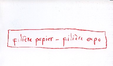 Fondation Nestlé pour l’Art – filière papier – filière expo, Centre d'édition contemporaine Genève, Centre d'édition contemporaine, Genève
