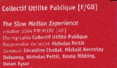 Fondation Nestlé pour l’Art – The Slow Motion Experience, Collectif Utilité Publique, Sévelin 36, Lausanne