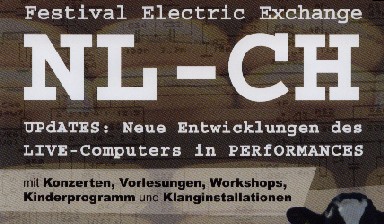 Fondation Nestlé pour l’Art – Festival Electric Exchange NL-CH, HPS-Studio, Gare du Nord, Basel