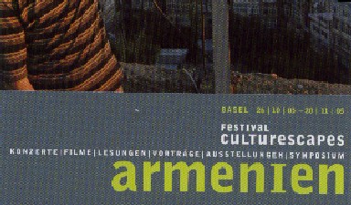 Fondation Nestlé pour l’Art – Armenien Armenien !, performing arts services basel, Basel
