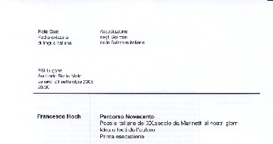 Fondation Nestlé pour l’Art – Percorso Novecento, Francesco Hoch, Radio Svizzera Italiana, Lugano
