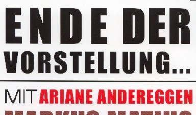 Fondation Nestlé pour l’Art – Ende der Vorstellung …, Ariane Andereggen, Raum 33, Basel