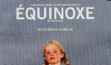 Fondation Nestlé pour l’Art – Équinoxe, Compagnie Gianni Schneider, Théâtre 2.21, Lausanne